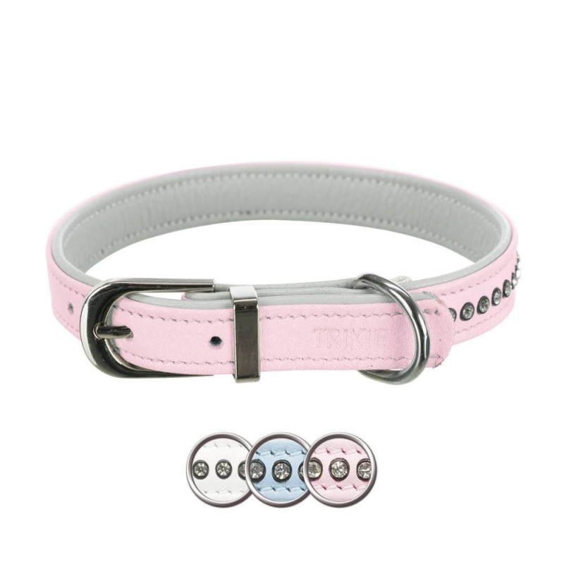 Active Comfort collar with rhine stones, XS–S: 20–24 cm/12 mm, light blue Active Comfort collar with rhine stones, XS–S: 20–24 cm/12 mm, light blue