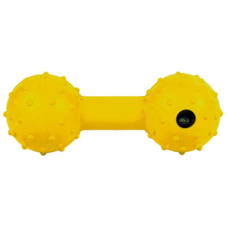 Mänguasi koertele kellukesega hantel, naturaalne kumm, 12 cm juhuslik värv, Trixie Mänguasi koertele kellukesega hantel, naturaalne kumm, 12 cm juhuslik värv, Trixie