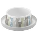 Trendy dinner bowl nr 1 - 350 ml, maasai grey/white