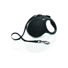 Walking leash New Classic Lint 8m L ,black, Flexi