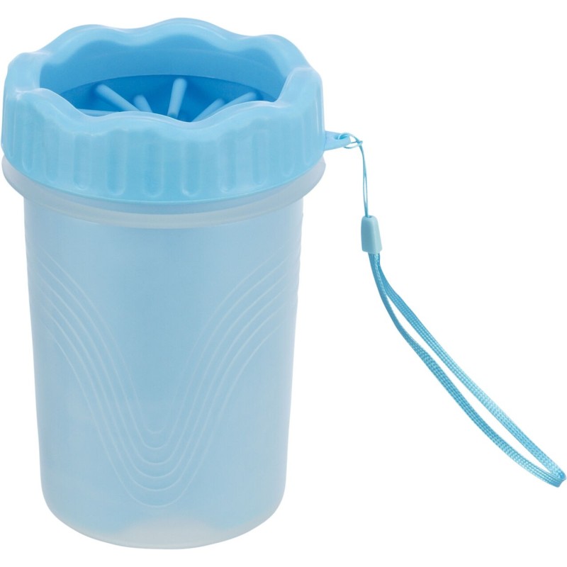 Paw cleaner, silicone/PP, M–L, blue Paw cleaner, silicone/PP, M–L, blue
