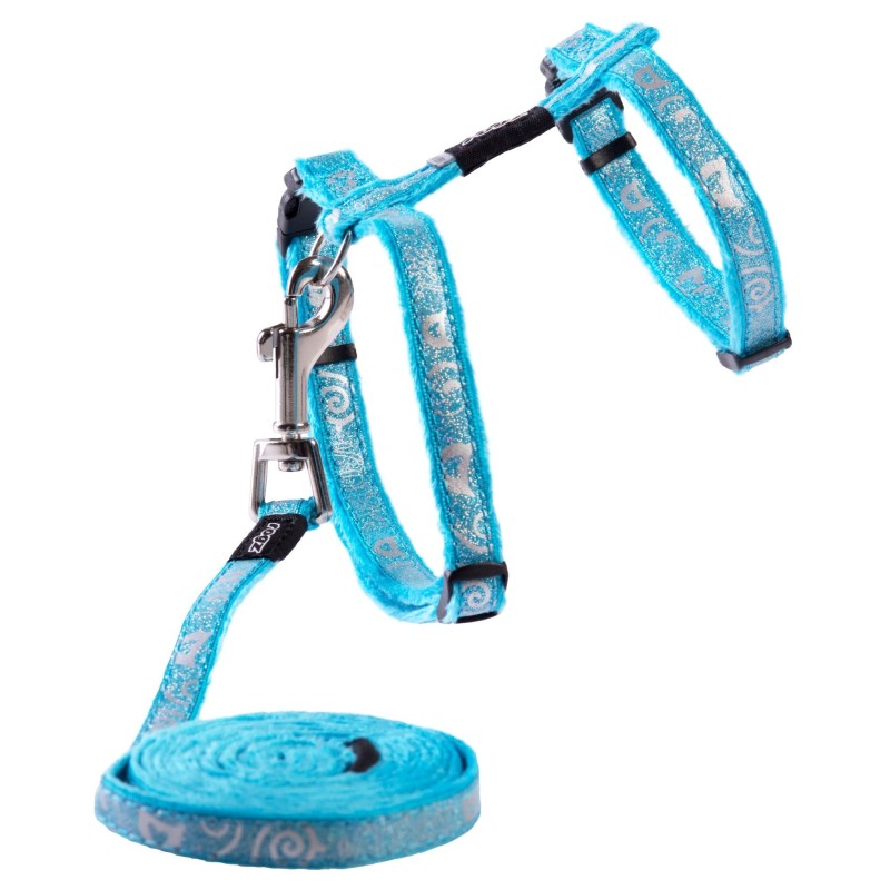 Cat harness&lead NightCat, lime, Rogz Cat harness&lead NightCat, lime, Rogz