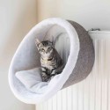 Radiator cave, d.38x34cm, white/grey