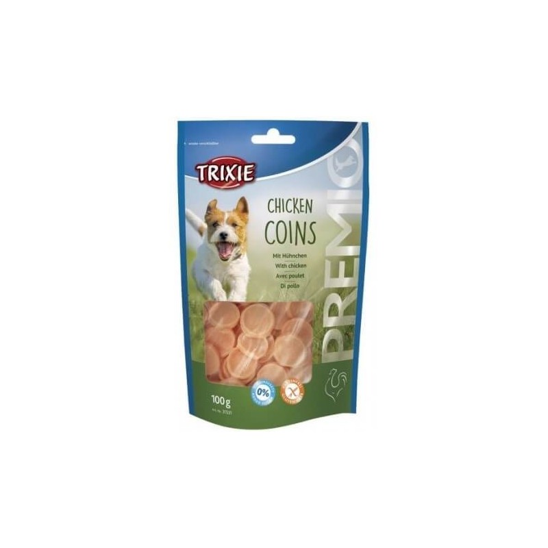 Treat for dogs PREMIO chicken coins, 100 g Treat for dogs PREMIO chicken coins, 100 g