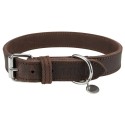 Rustic fatleather collar, m–l: 42–48 cm/25 mm, dark brown, Trixie