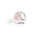 Walking leash Style S Ribbon 3m, rose, Flexi