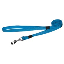 Utility medium 16mm snake fixed dog lead, turquoise reflective, Rogz