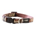 Collar Rogz Fancy Dress M 16mm Scooter, Mocha Bone pattern