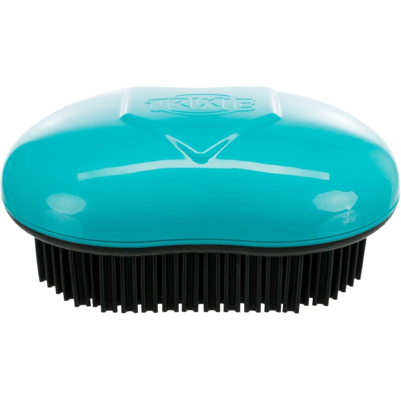 Upholstery and textile brush, TPR, 7 × 10 cm, black/turquoise Upholstery and textile brush, TPR, 7 × 10 cm, black/turquoise