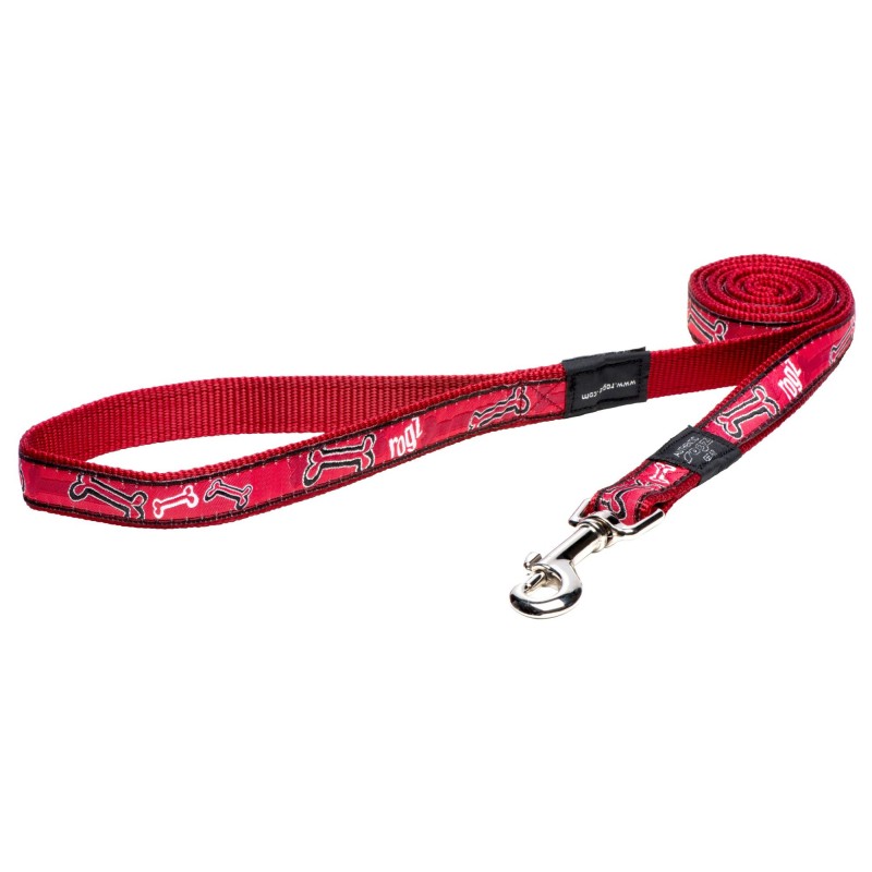 Jalutusrihm Rogz Fancy Dress L 20mm Beach Bum, Red Rogz Bone muster Jalutusrihm Rogz Fancy Dress L 20mm Beach Bum, Red Rogz Bone muster