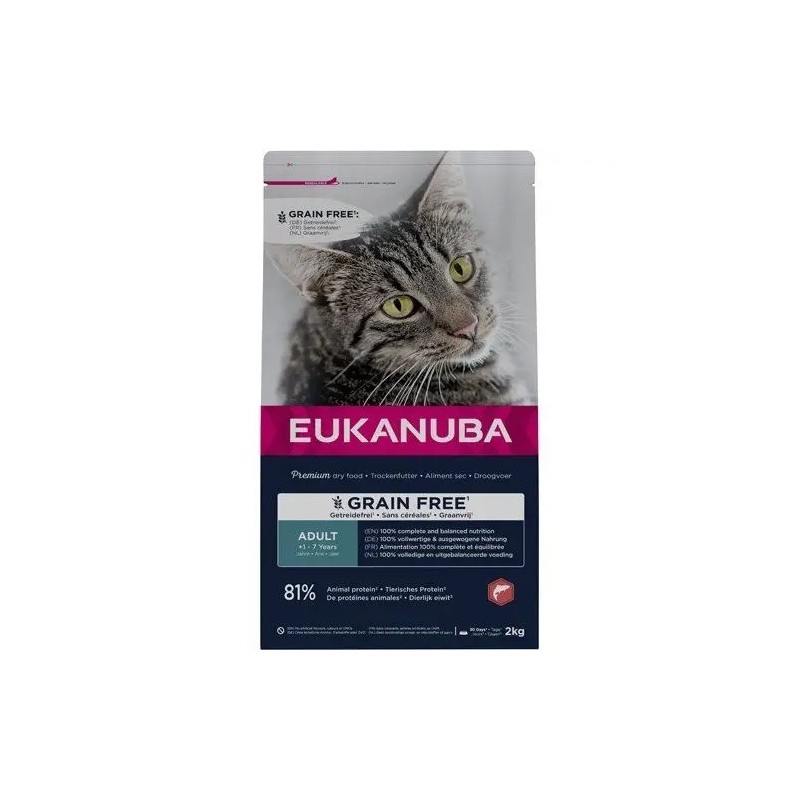 Adult grain free salmon 2kg, Eukanuba Adult grain free salmon 2kg, Eukanuba