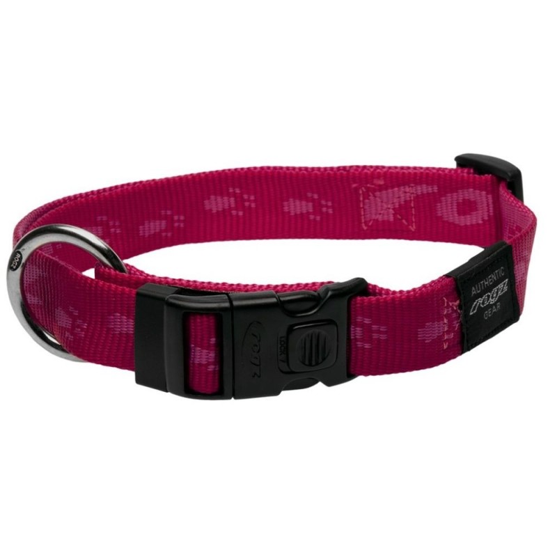 Dog collar Matterhorn 16mm/26-40cm, purple, Rogz Dog collar Matterhorn 16mm/26-40cm, purple, Rogz