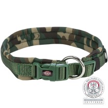 Premium collar, extra wide neoprene padding, XS–S: 27–35 cm/10 mm, camouflage/fo