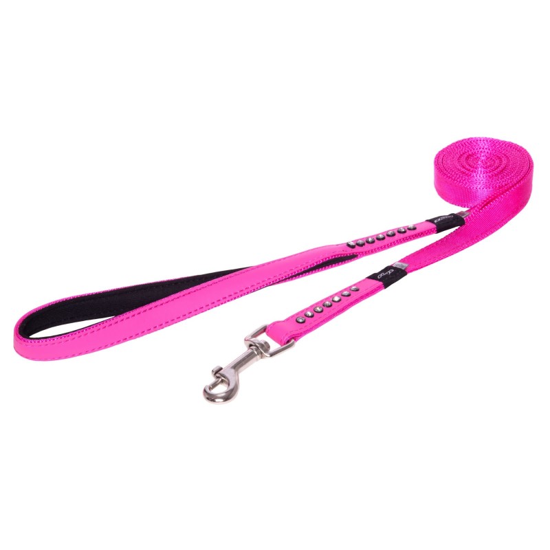 Walking leash Rogz Lapz 16mm Medium Luna, pink Walking leash Rogz Lapz 16mm Medium Luna, pink