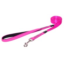 Walking leash Rogz Lapz 16mm Medium Luna, pink