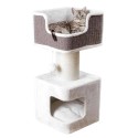 Cat Tower Ava 86cm white/grey