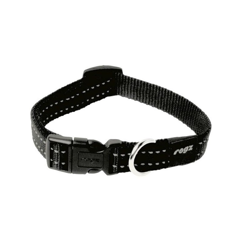 Dog collar Snake 16mm/26-40cm, black, Rogz Dog collar Snake 16mm/26-40cm, black, Rogz