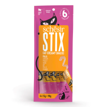Treat for cats STIX chicken 6x15g, Schesir