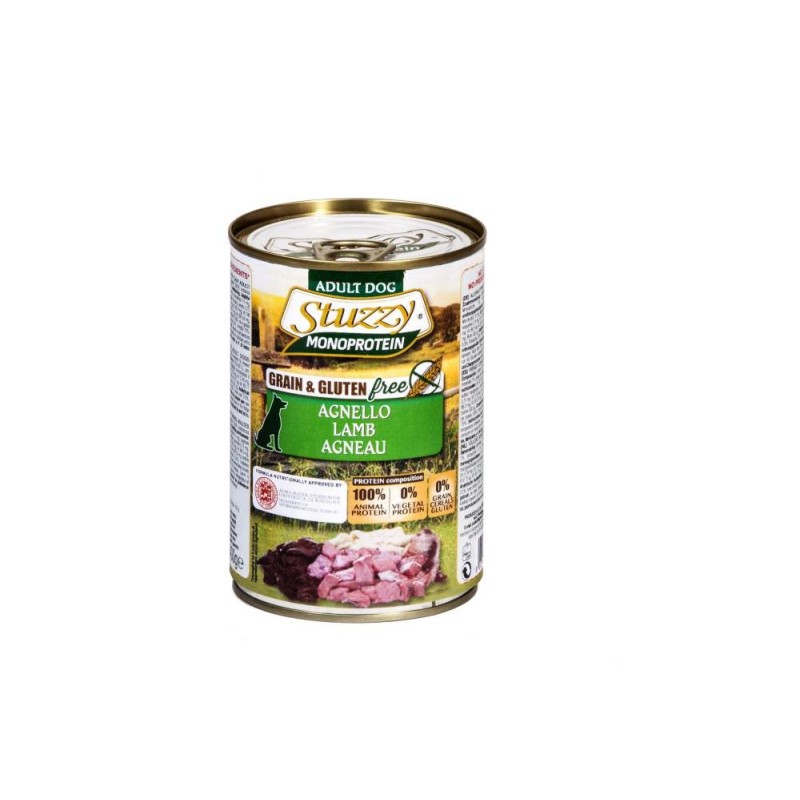 Täissööt (konserv) STUZZY Dog Monoprotein 400gr. lambalihaga Täissööt (konserv) STUZZY Dog Monoprotein 400gr. lambalihaga