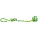 Toy for dogs Playing rope with wiven-in ball 7mm/50cm