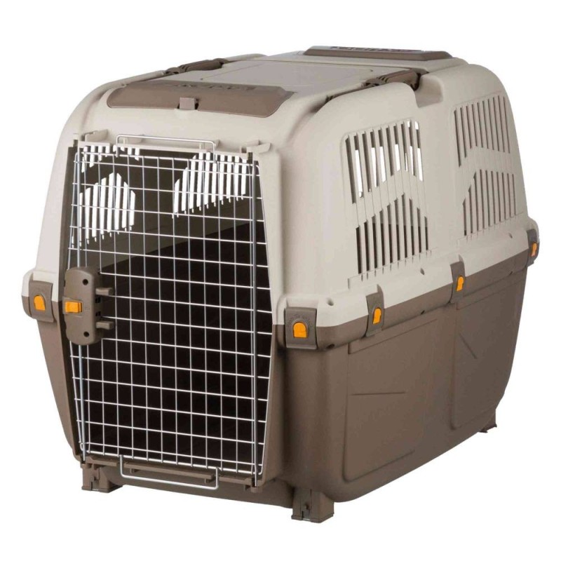 Skudo 6 transport box, m–l: 63 × 70 × 92 cm, taupe/sand, Trixie Skudo 6 transport box, m–l: 63 × 70 × 92 cm, taupe/sand, Trixie