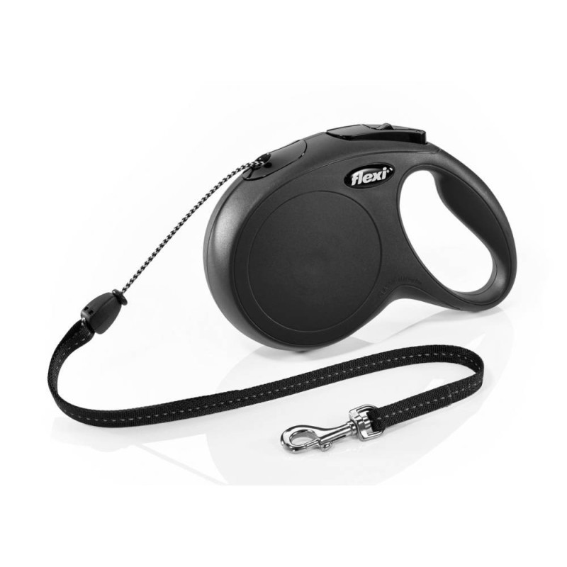 Walking leash New Classic cord 8m M black, Flexi Walking leash New Classic cord 8m M black, Flexi