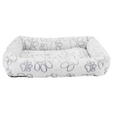 Dog bed Nando 75x65cm light gray