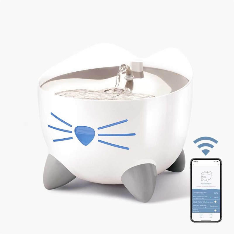 Pixi smart fountain with stainless steel top, Catit Pixi smart fountain with stainless steel top, Catit