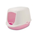 Cat litterbox Duchesse 44,5x35,5x32cm white/pink