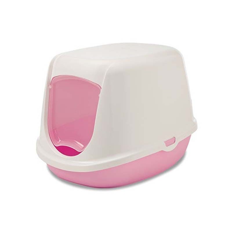 Cat litterbox Duchesse 44,5x35,5x32cm white/pink Cat litterbox Duchesse 44,5x35,5x32cm white/pink