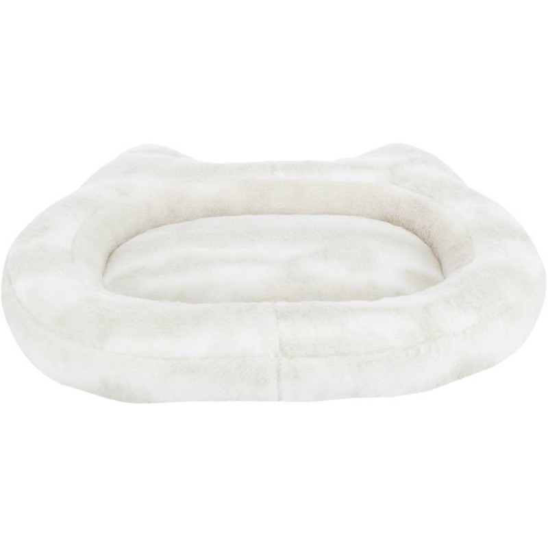 Nelli bed, cat shape, 58 x 53 cm, white-taupe, Trixie Nelli bed, cat shape, 58 x 53 cm, white-taupe, Trixie