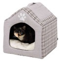 Dog bed Silas 40x45x40cm grey/cream