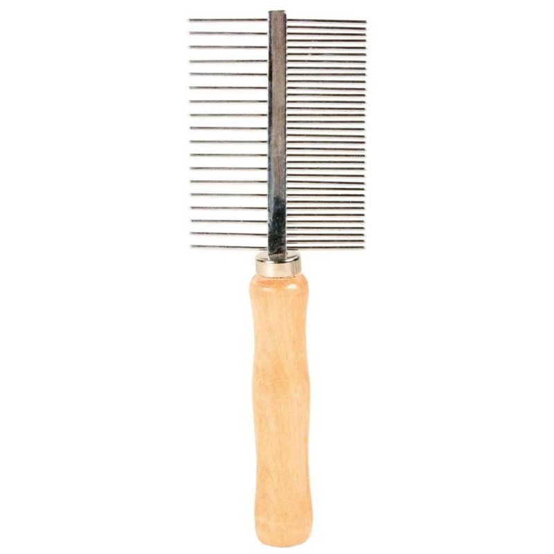 Comb, double-sided, medium/wide teeth, 17 cm Comb, double-sided, medium/wide teeth, 17 cm
