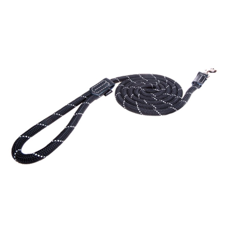 Rope medium lead 9mm/1,8m black, Rogz Rope medium lead 9mm/1,8m black, Rogz