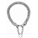 Semi-choke chain, double row, chromed, 55 cm/2.5 mm
