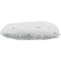 Nando cushion, oval, 50 × 35 cm, light grey