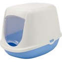 Cat litterbox Duchesse 44,5x35,5x32cm white - sweet blue