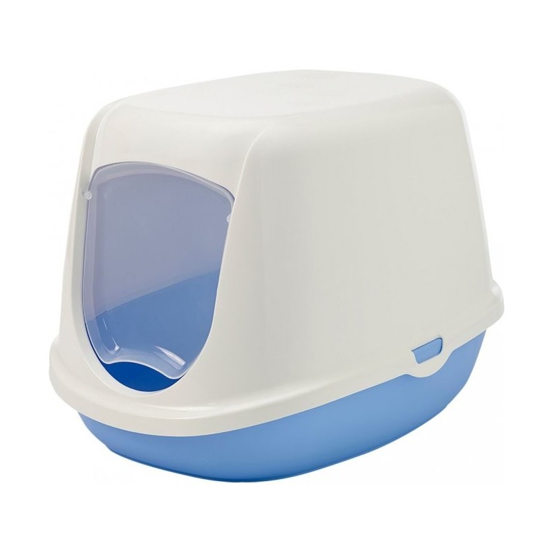 Cat litterbox Duchesse 44,5x35,5x32cm white - sweet blue