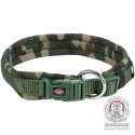 Premium collar, extra wide neoprene padding, S–M: 35–42 cm/15 mm, camouflage/for