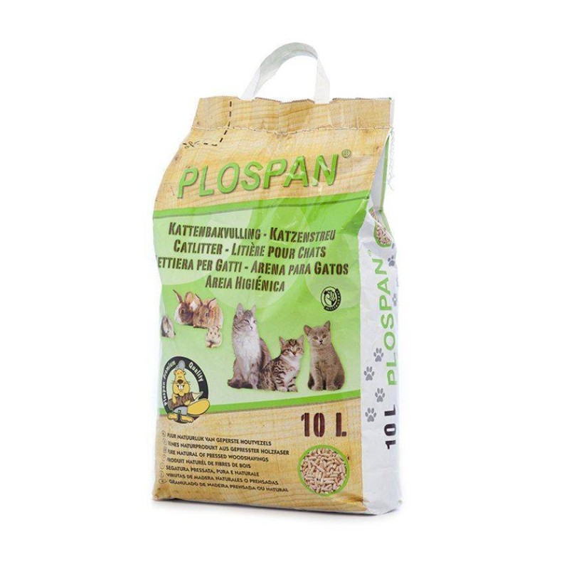 Cat litter, Plospan 10 L Cat litter, Plospan 10 L