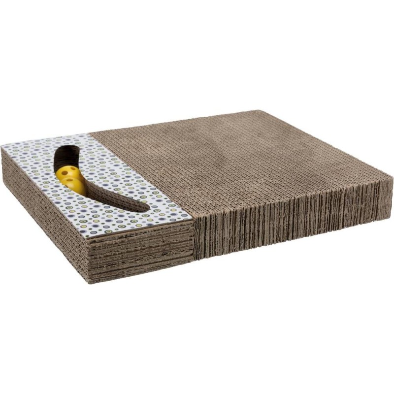 Scratching surface with toys 38x30cm white Scratching surface with toys 38x30cm white