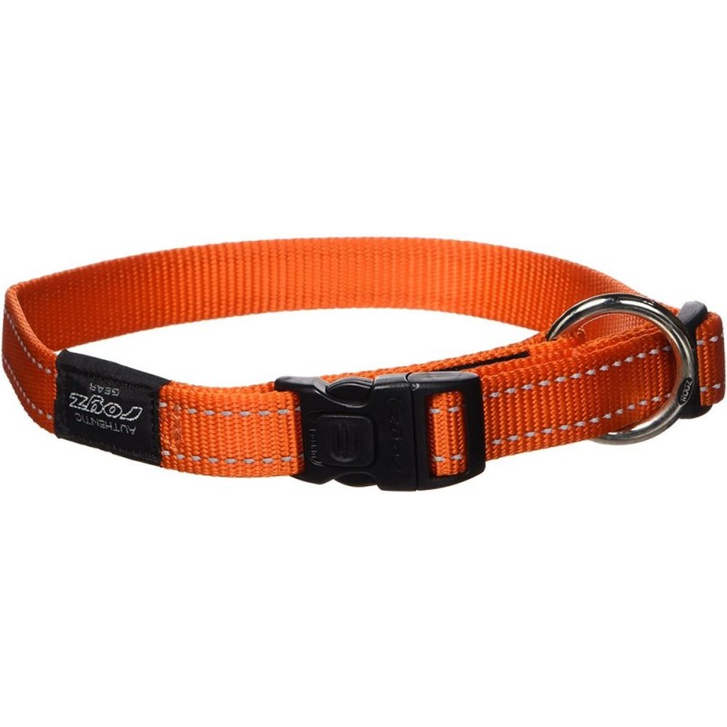 Dog collar fanbelt 20mm/34-56cm orange, Rogz Dog collar fanbelt 20mm/34-56cm orange, Rogz