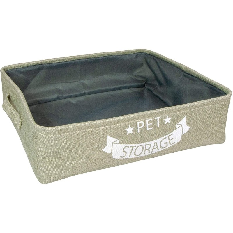 Pet storage box 46x12x40cm green Pet storage box 46x12x40cm green