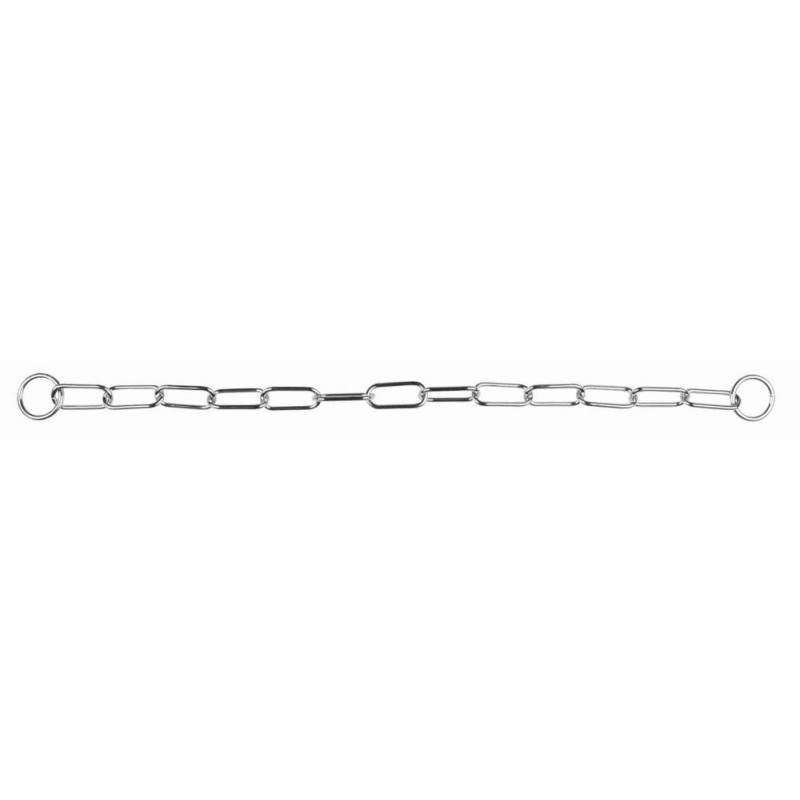 Long link choke chain, chrome, 58 cm/4.0 mm, Trixie Long link choke chain, chrome, 58 cm/4.0 mm, Trixie