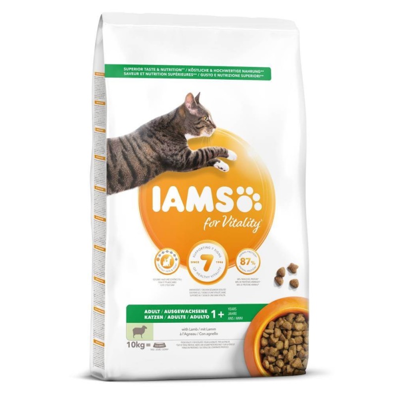 Complete dry feed adult lamb 1.5kg for cats, Iams