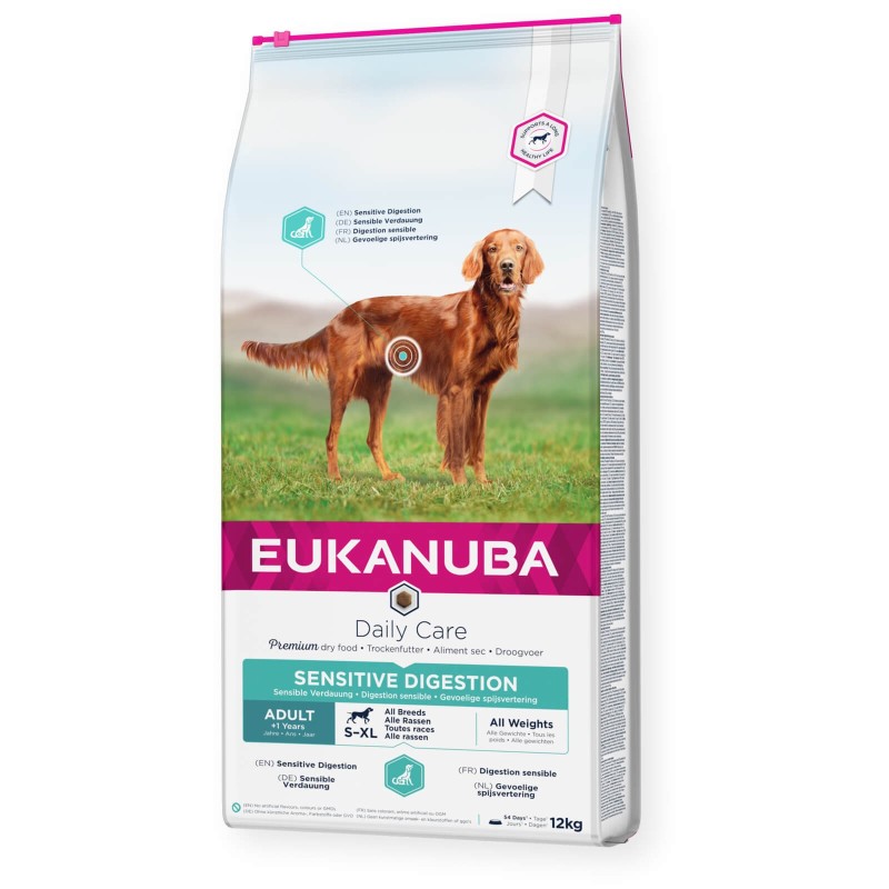 Adult chicken for dogs with sensitive digestion 12 kg, Eukanuba Adult chicken for dogs with sensitive digestion 12 kg, Eukanuba