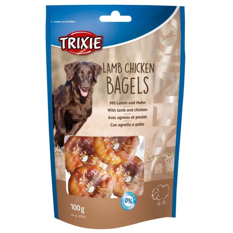 Treat for dogs Premio lamb chicken bagels, 100 g Treat for dogs Premio lamb chicken bagels, 100 g