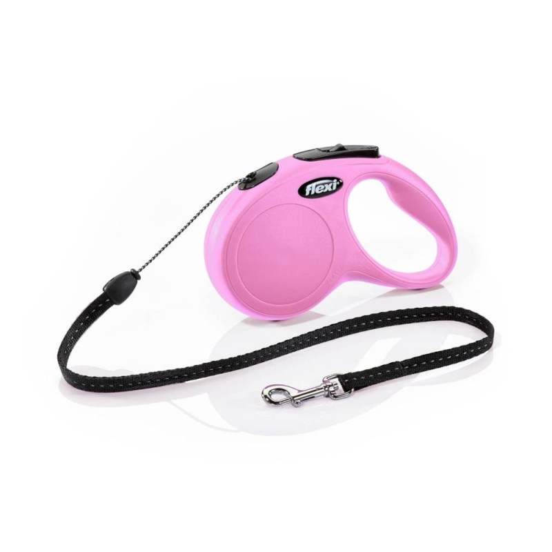 Walking leash new classic cord 5m s pink, Flexi