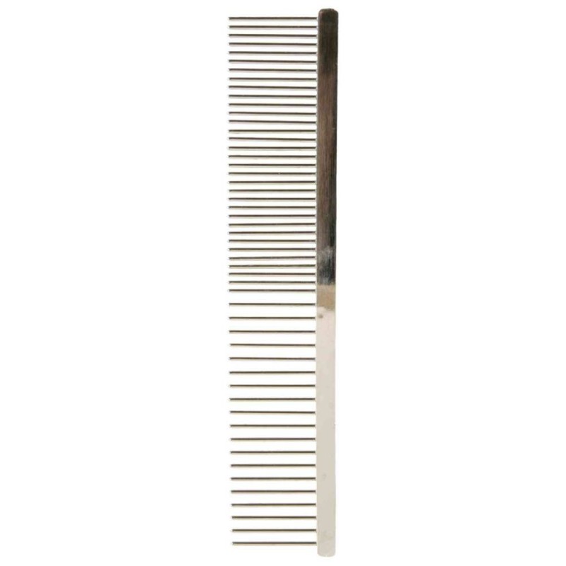 Metal comb, medium/wide teeth, 16 cm Metal comb, medium/wide teeth, 16 cm