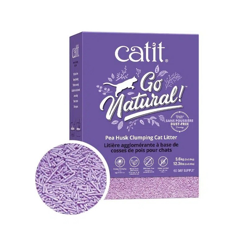 Go natural! Pelletlitter, lavendel 2 x 2.8kg, Catit Go natural! Pelletlitter, lavendel 2 x 2.8kg, Catit